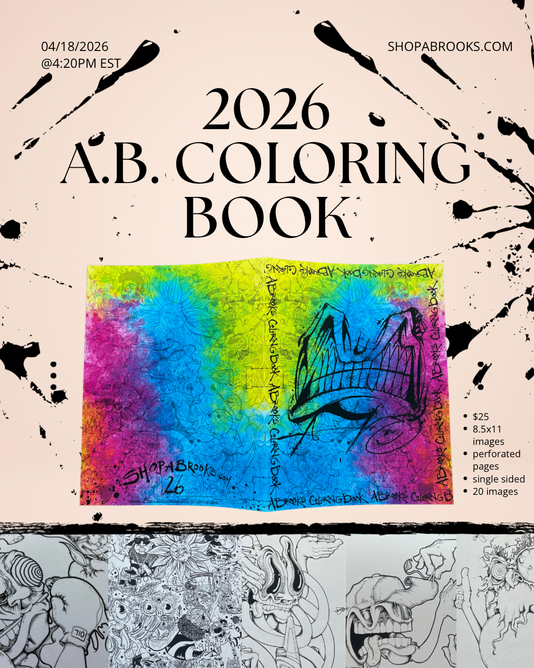 Aaron Brooks Coloring Book (2026)