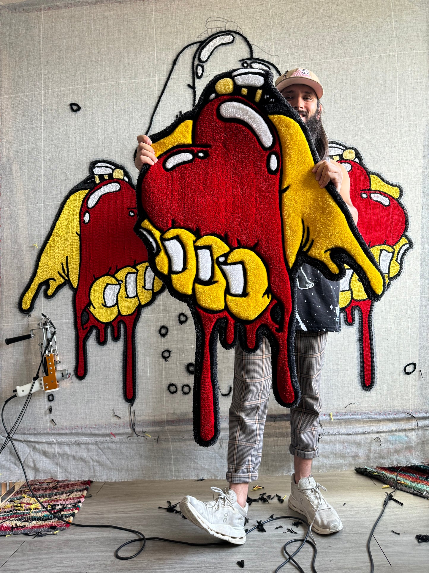 ABrooks Hand Tufted “Helping Hand” Rug