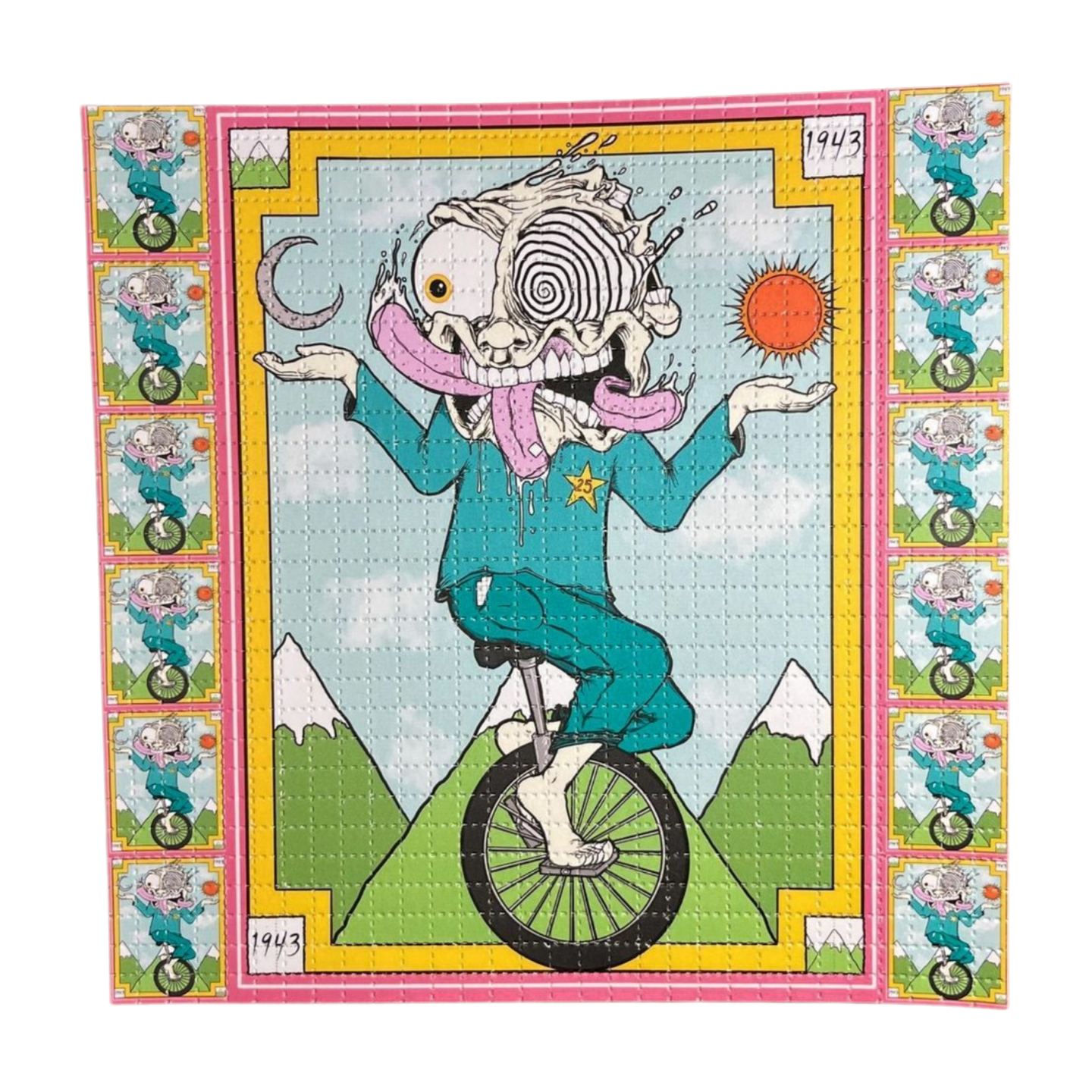 ABrooksART Bike Day Collectible Blotter 2025
