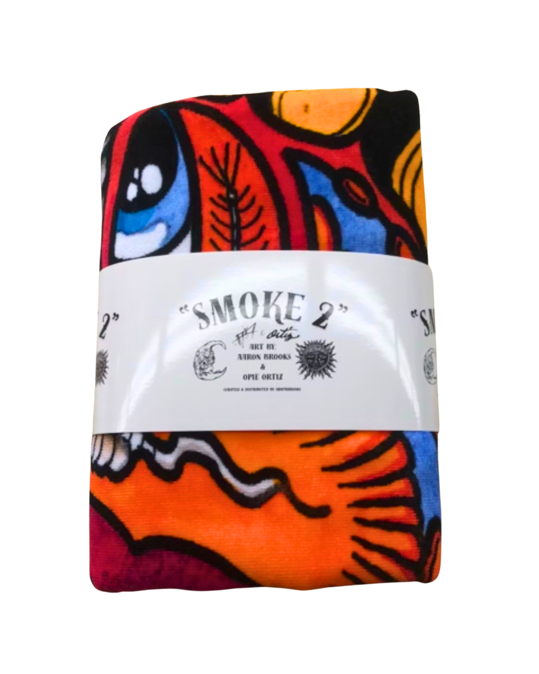 “Smoke 2” – Aaron Brooks x Opie Ortiz Premium Beach Towel (Limited Edition)