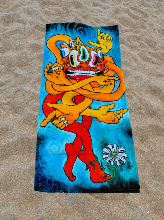 Aaron Brooks’ “Easy Skankin” Beach Towel