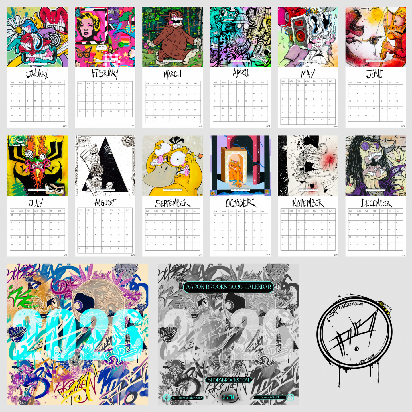 2026 AB Wall/Desk Calendar