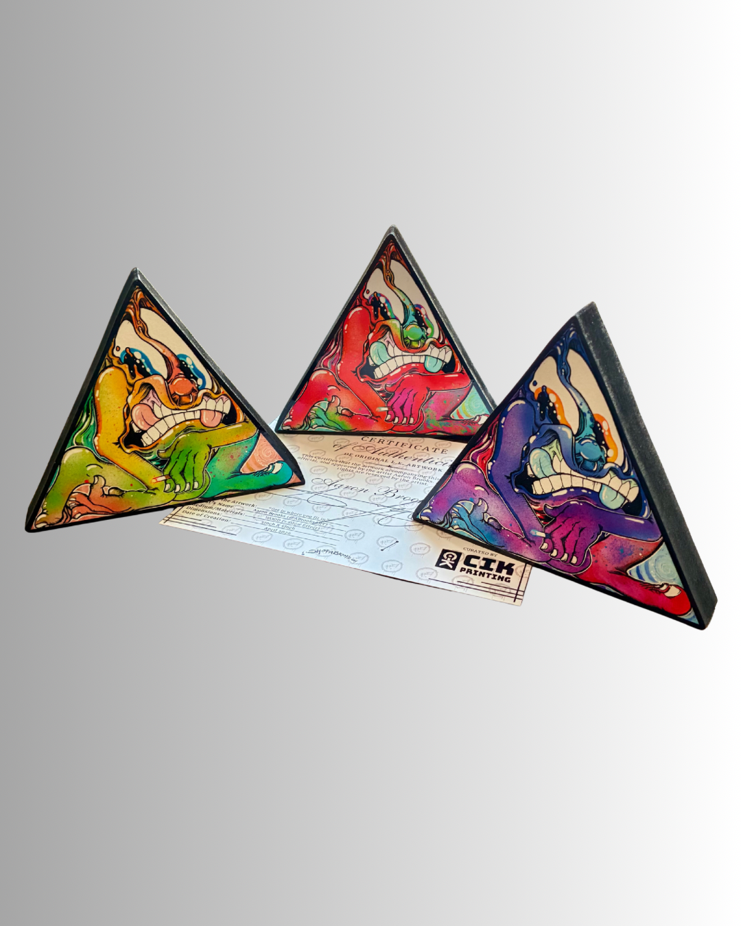 Wood Cut - Free Standing “Get in where you fit in” Limited Edition Collection