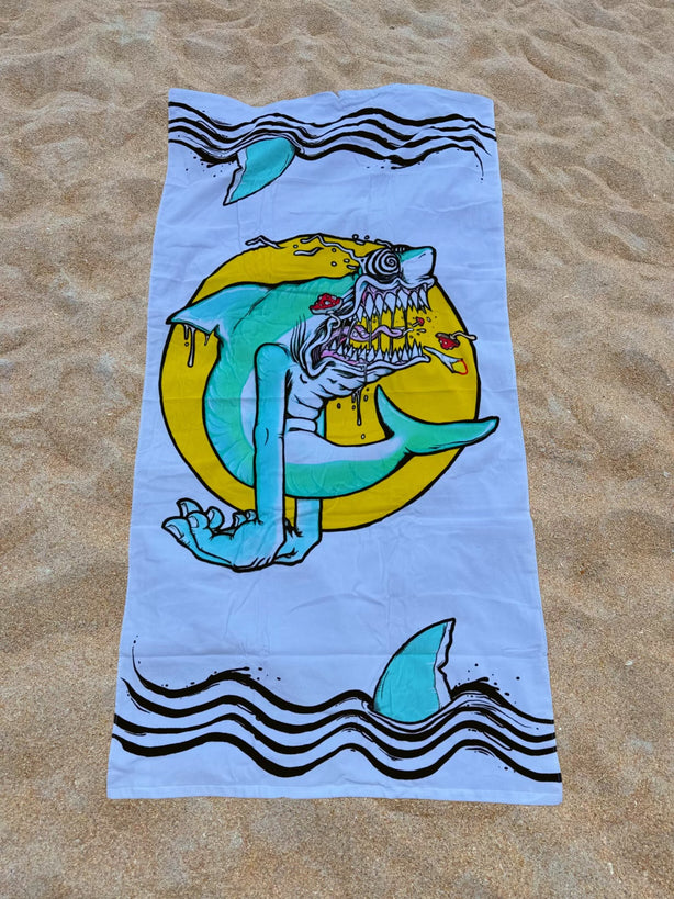 Aaron Brooks’ “Spun Sea Puppy” Beach Towel