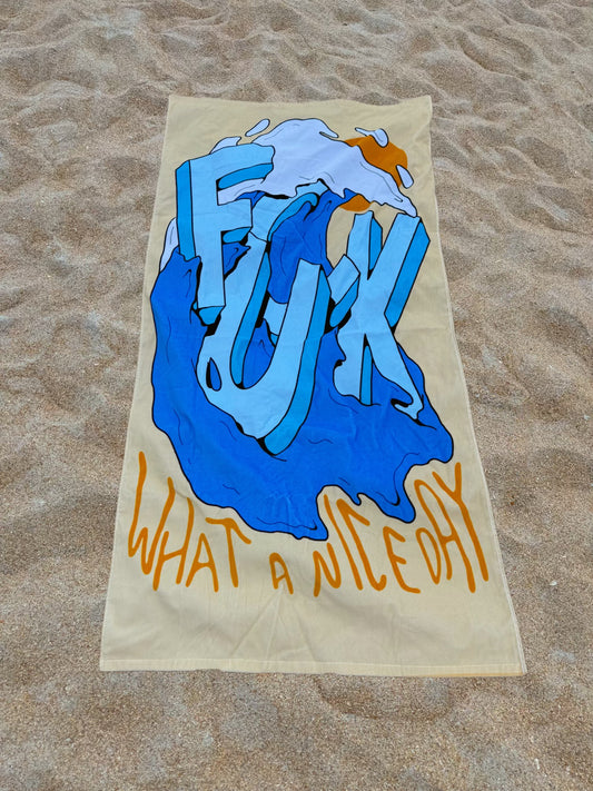 Andrew Brooks’ “Nice Day” Beach Towel