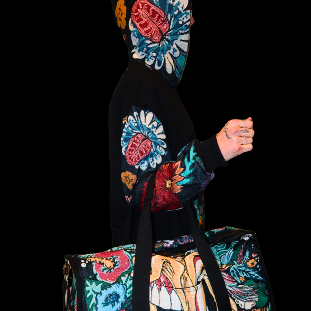 Melty Bros Woven Duffel - Winter Flowers Edition