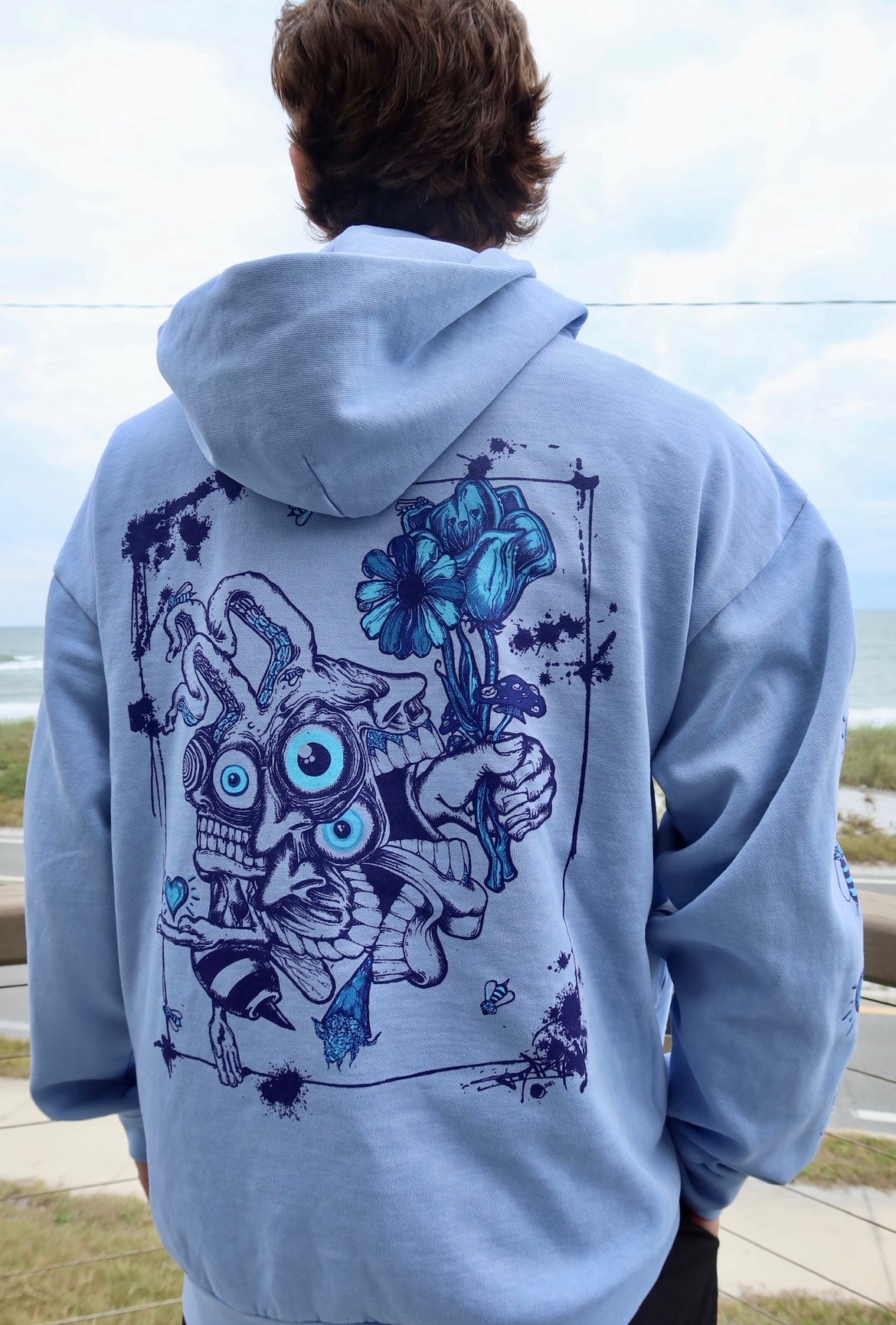 “Bee Mine” Premium Heavyweight Streetwear Hoodie – Graphic Art Hoodie by Aaron Brooks