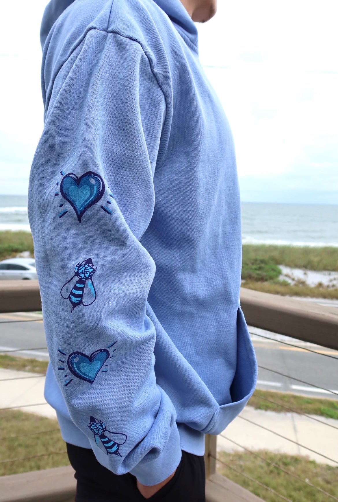 “Bee Mine” Premium Heavyweight Streetwear Hoodie – Graphic Art Hoodie by Aaron Brooks