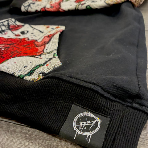 Aaron Brooks’ “Buds & Bees” Woven Stitched Streetwear Hoodie