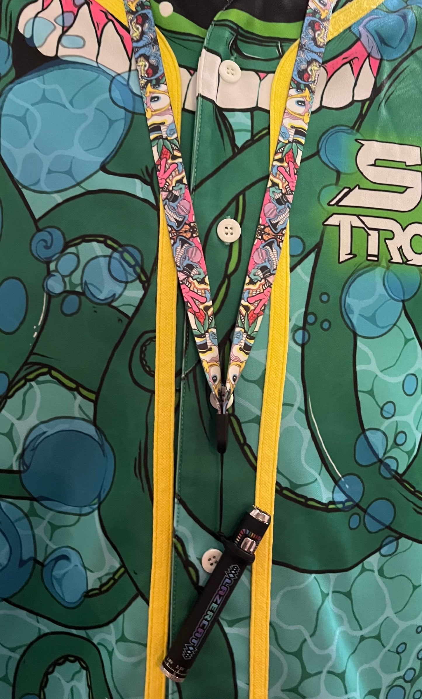 Smashup Lanyard with Silicone Ring