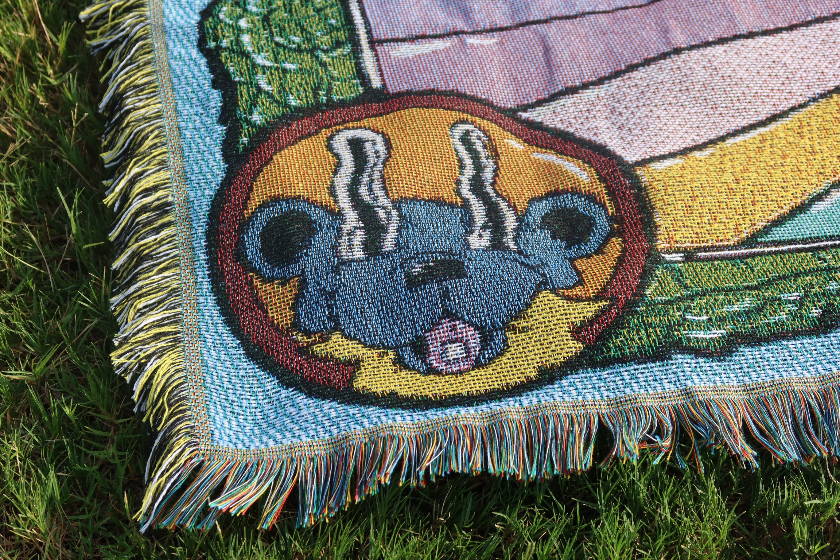 Aaron Brooks’ “Billy Bear” Woven Blanket - Limited Edition