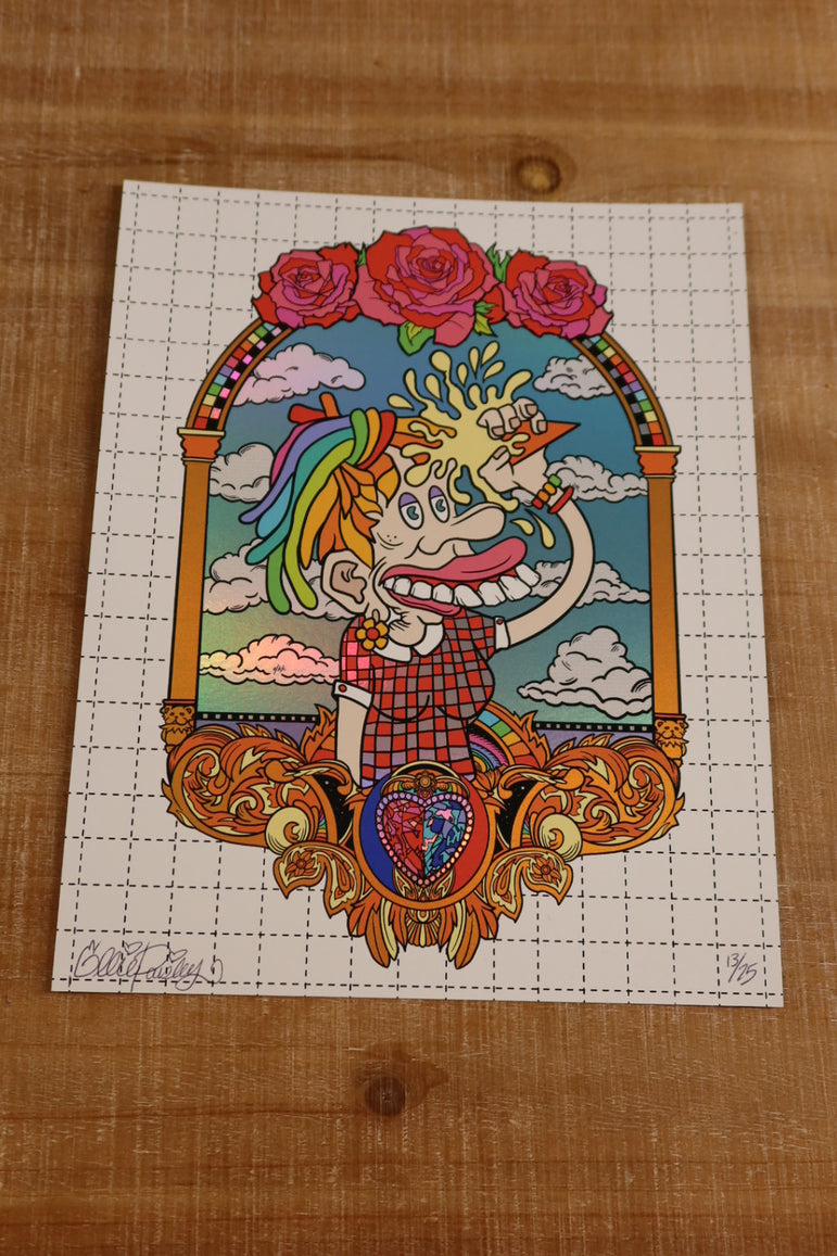 Dead 60 Foil Print: Limited Edition Print Featuring Aaron Brooks & Ellie Paisley