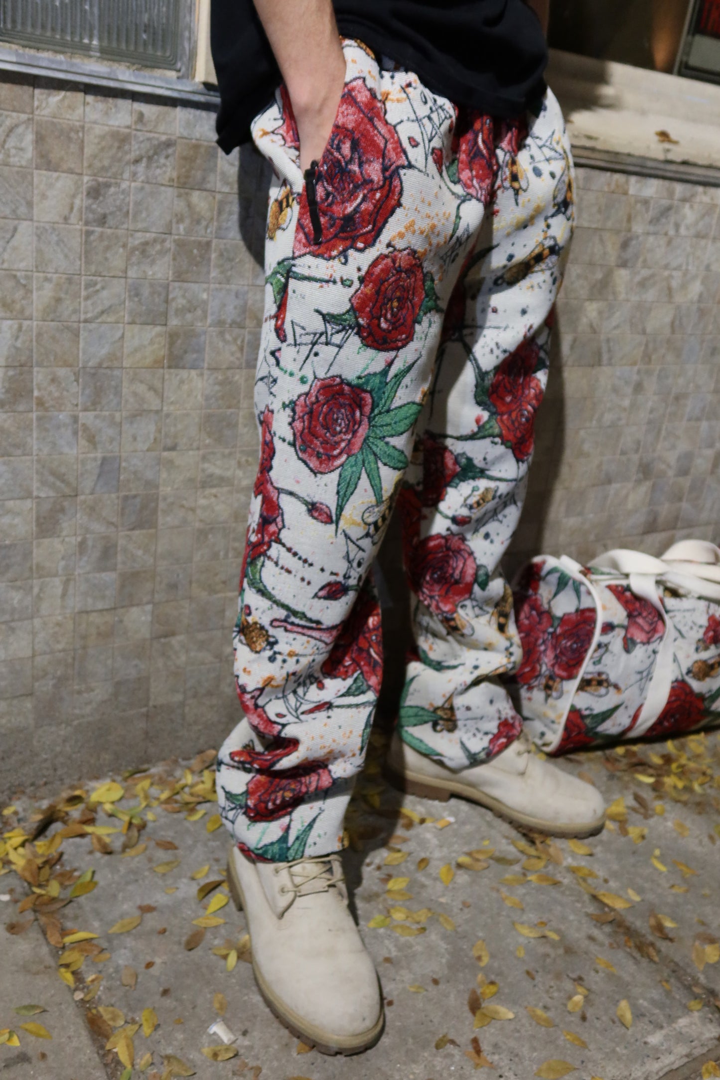 Aaron Brooks’ “Buds & Bees” Woven Pants