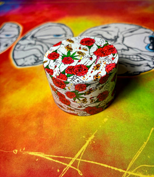A.B.’s “Buds N Bees” – 4 Piece Grinder (Limited Edition)