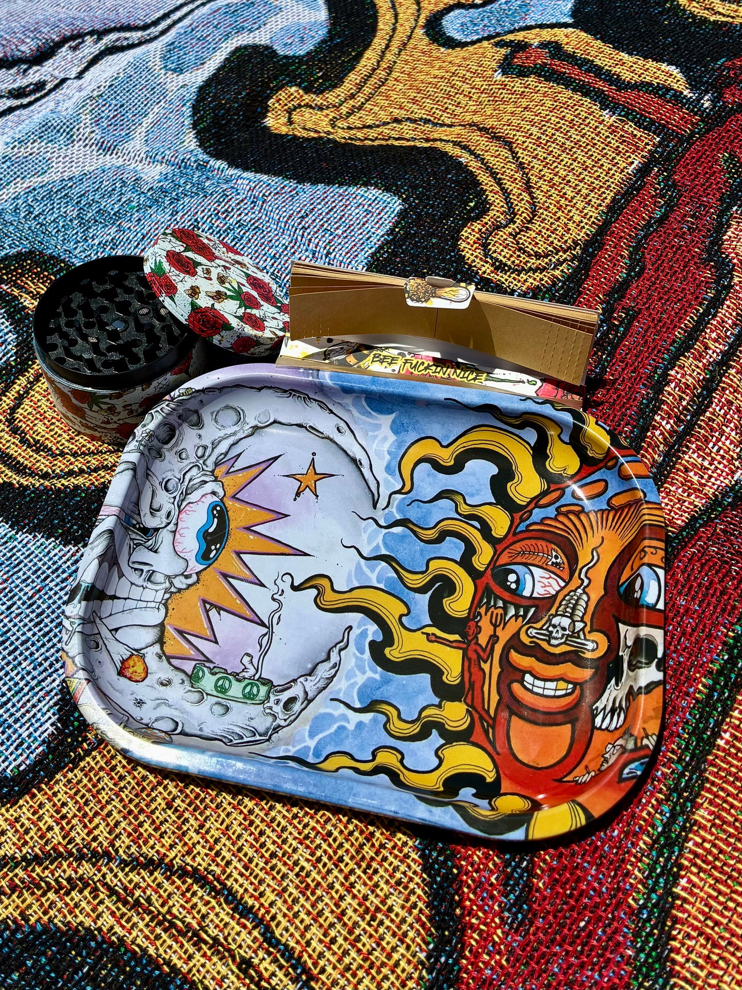 “Smoke 2” – Aaron Brooks x Opie Ortiz Tin Rolling Tray