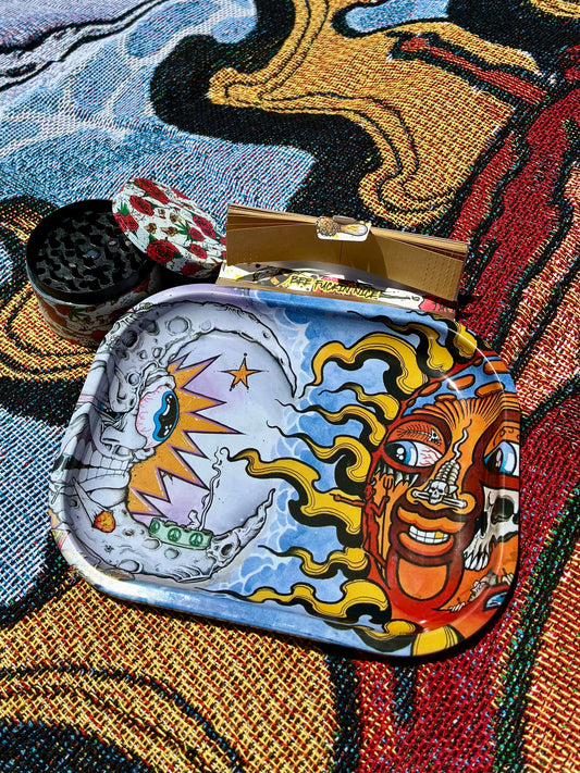 “Smoke 2” – Aaron Brooks x Opie Ortiz Tin Rolling Tray