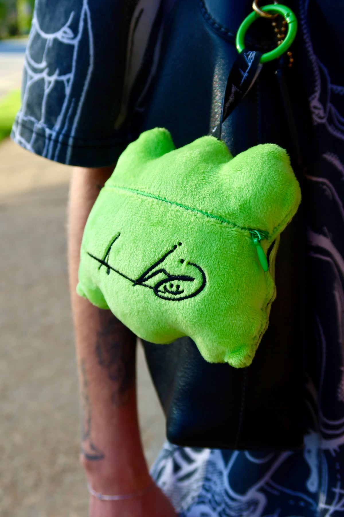 “Always Loud” Plush Stash Keychain