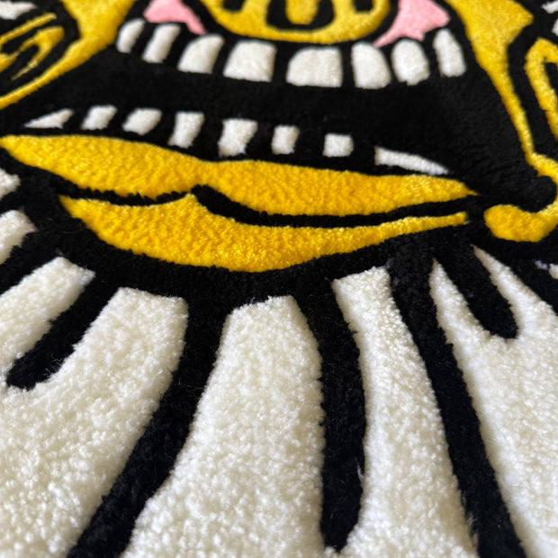 ABrooks Hand Tufted “Screamin Sunflower” Rug