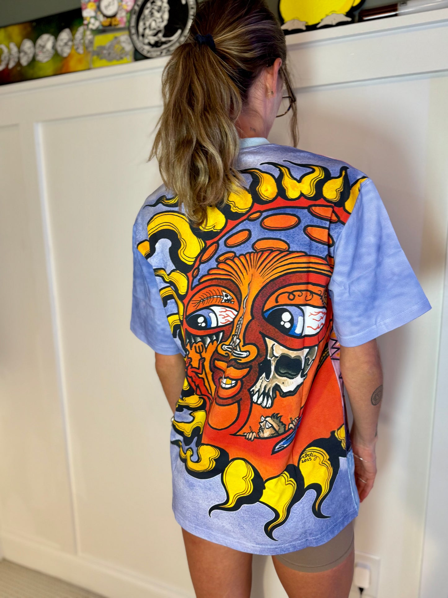 “Smoke 2” – All Over Print Heavyweight Shirt