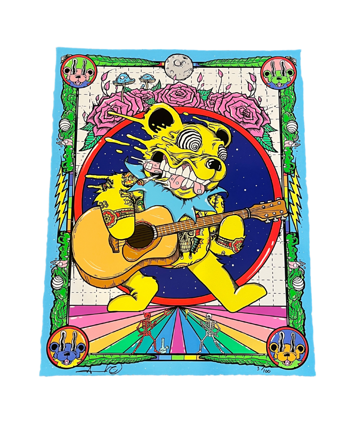 Dead 60 Limited Edition Giclee Print: Featuring Aaron Brooks & Ellie Paisley