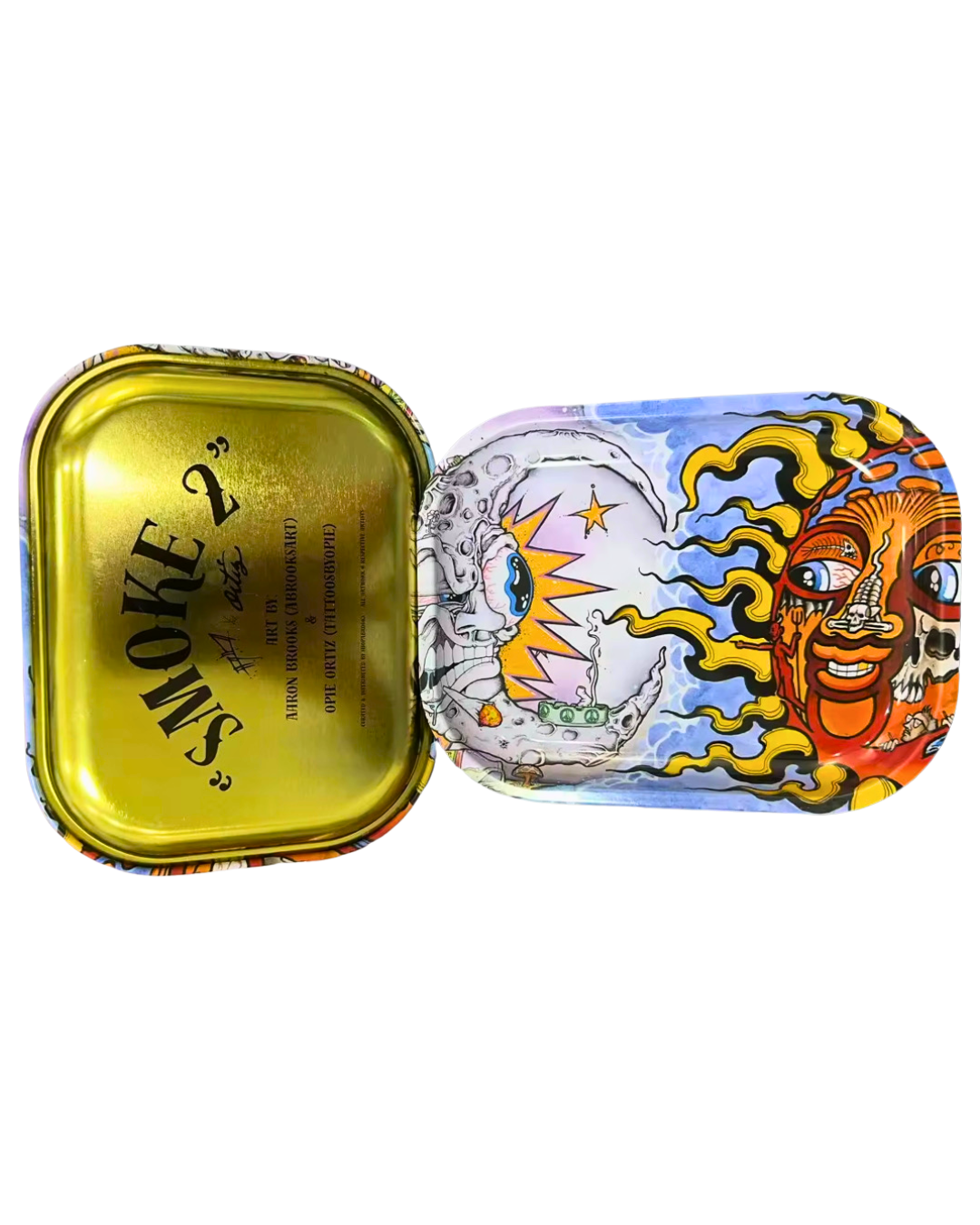 “Smoke 2” – Aaron Brooks x Opie Ortiz Tin Rolling Tray