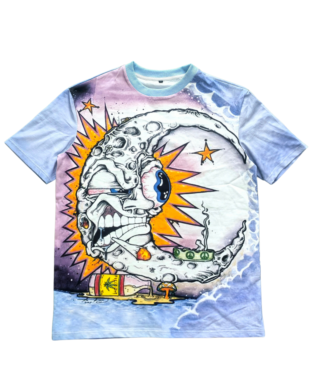 “Smoke 2” – All Over Print Heavyweight Shirt