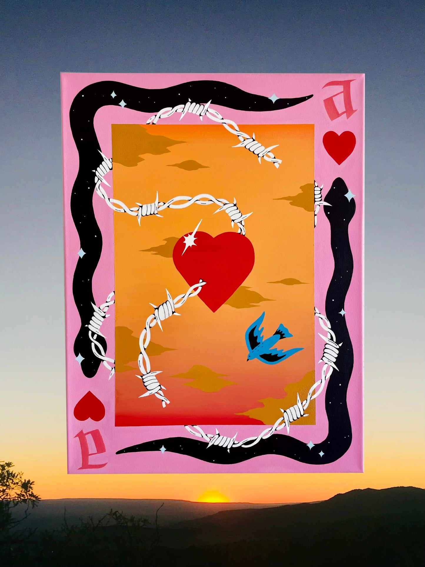 “Calling Your Bluff” an Andrew Brooks Original Painting