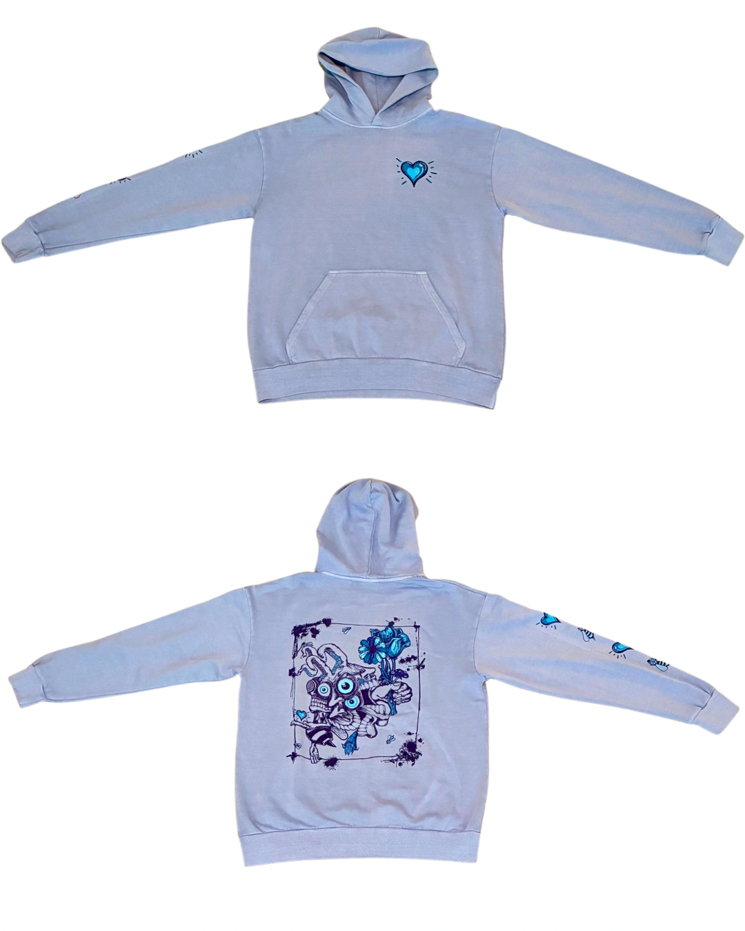 “Bee Mine” Premium Heavyweight Streetwear Hoodie – Graphic Art Hoodie by Aaron Brooks