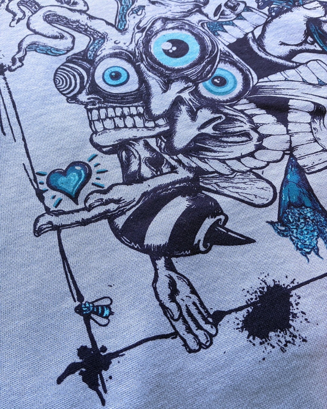 “Bee Mine” Premium Heavyweight Streetwear Hoodie – Graphic Art Hoodie by Aaron Brooks