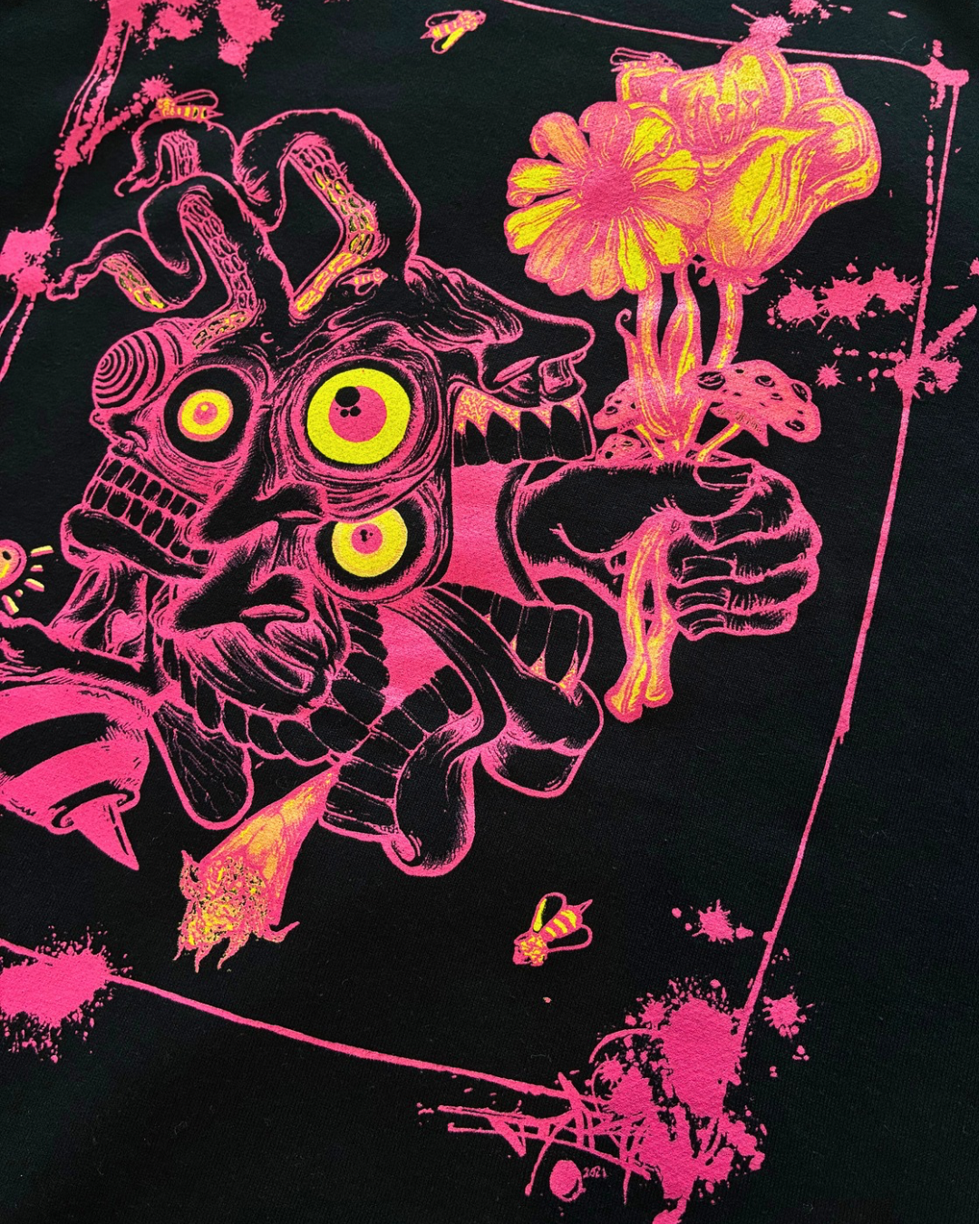 “Bee Mine” Premium Heavyweight Streetwear Hoodie – Graphic Art Hoodie by Aaron Brooks