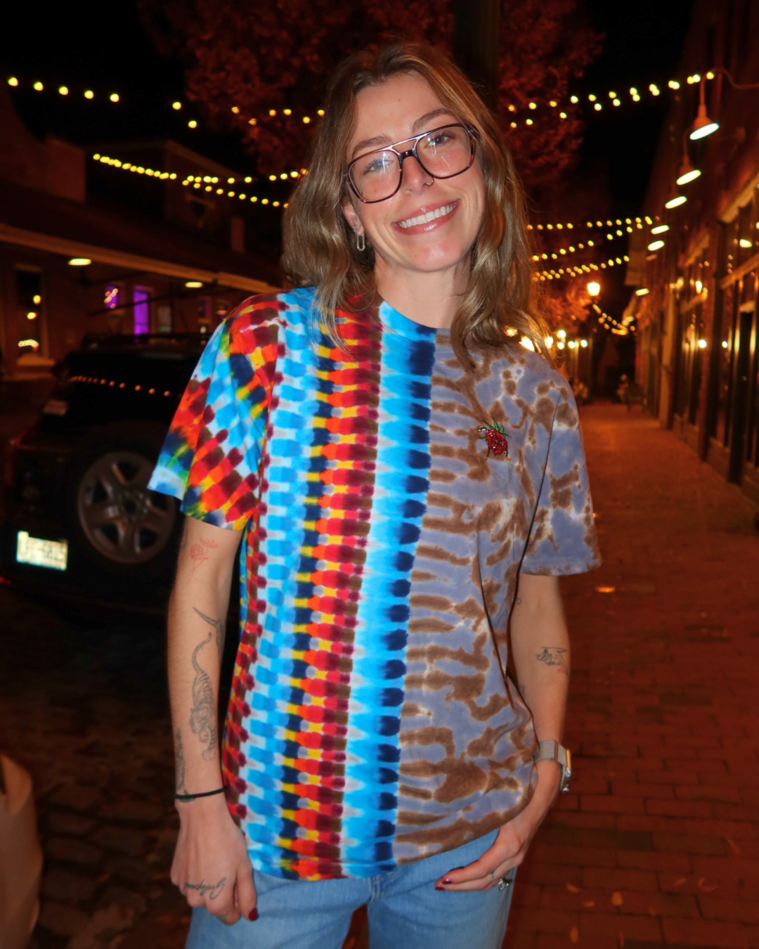 Aaron Brooks Signature Rose Embroidered Tee – ABrooksART Classic