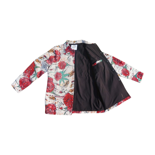 Aaron Brooks’ “Buds N Bees” Woven Long Sleeve Jacket - O.O.A.K. Clothing