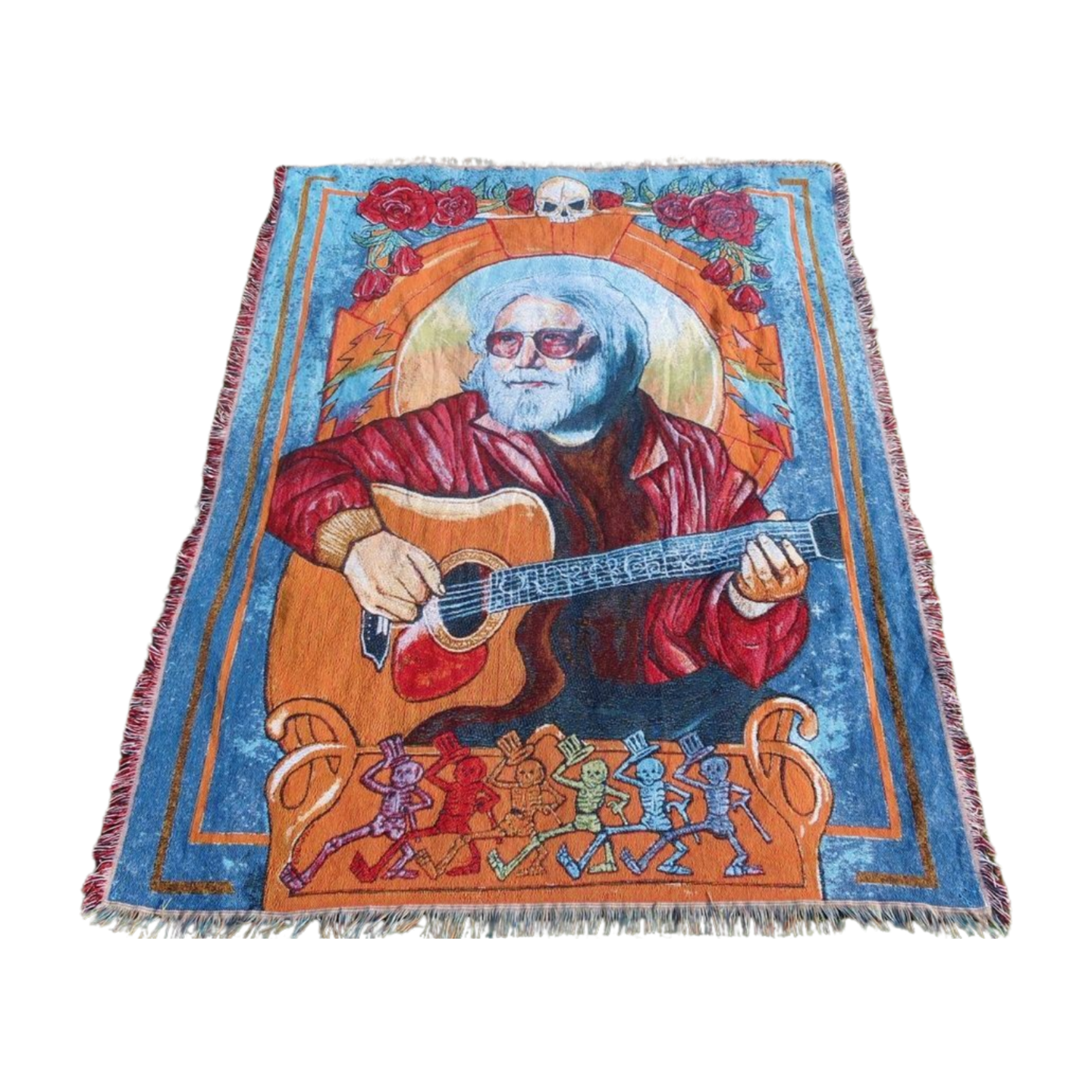 Ellie Paisley’s “Blues for Jerry” Woven Blanket – Deadhead Inspired Limited Edition