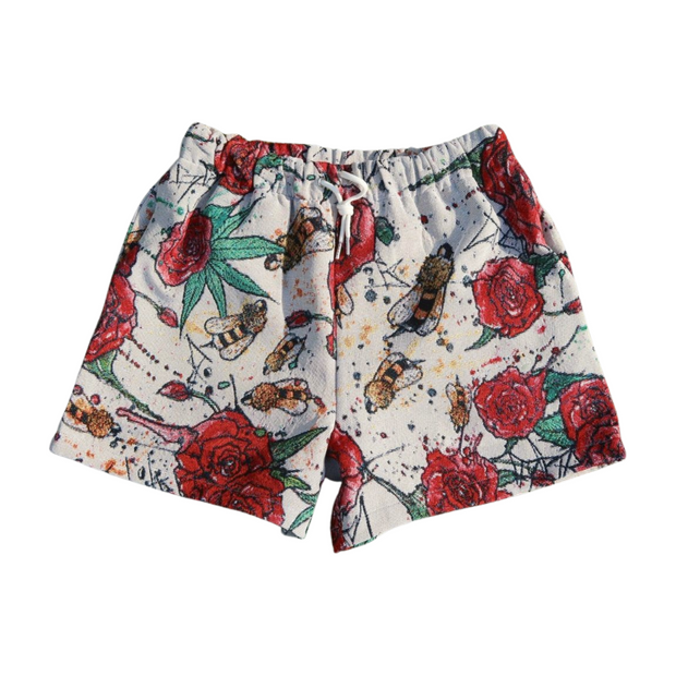 Aaron Brooks’ “Buds N Bees” Woven Shorts - O.O.A.K. Clothing