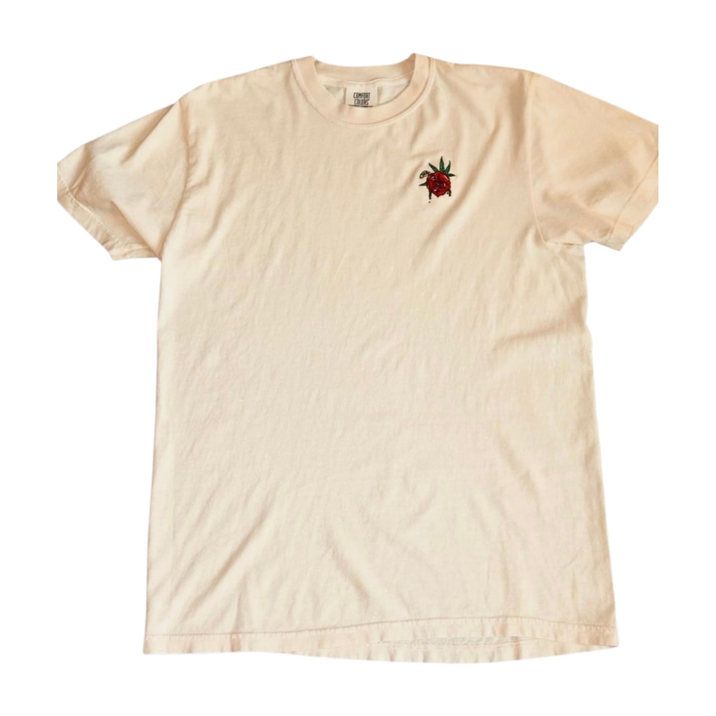 Aaron Brooks Signature Rose Embroidered Tee – ABrooksART Classic