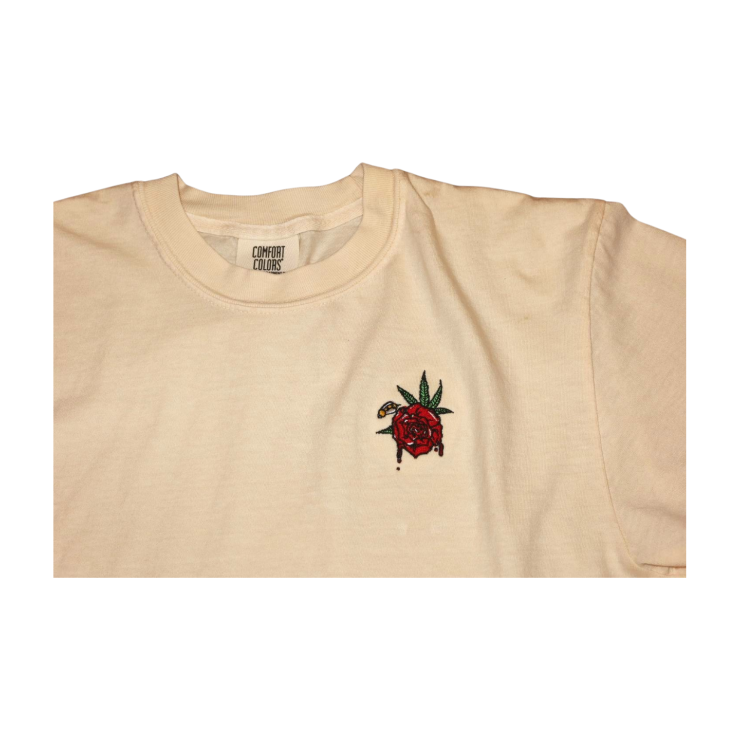 Aaron Brooks Signature Rose Embroidered Tee – ABrooksART Classic