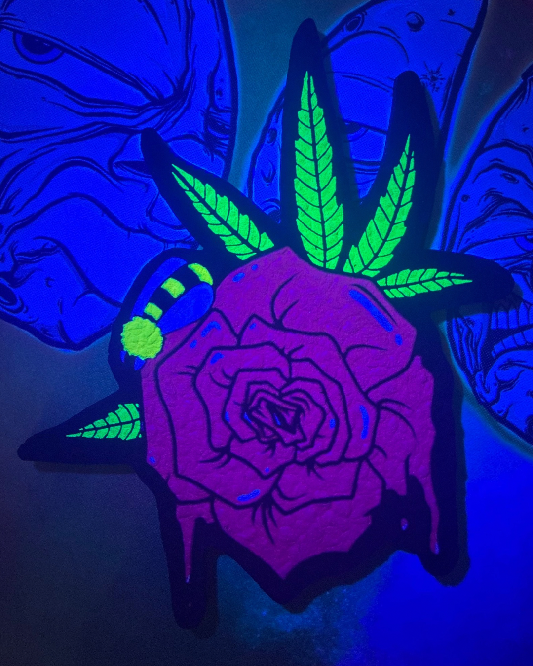 AB Signature Roses | UV Reactive LE MoodMat Collector's 2-Pack