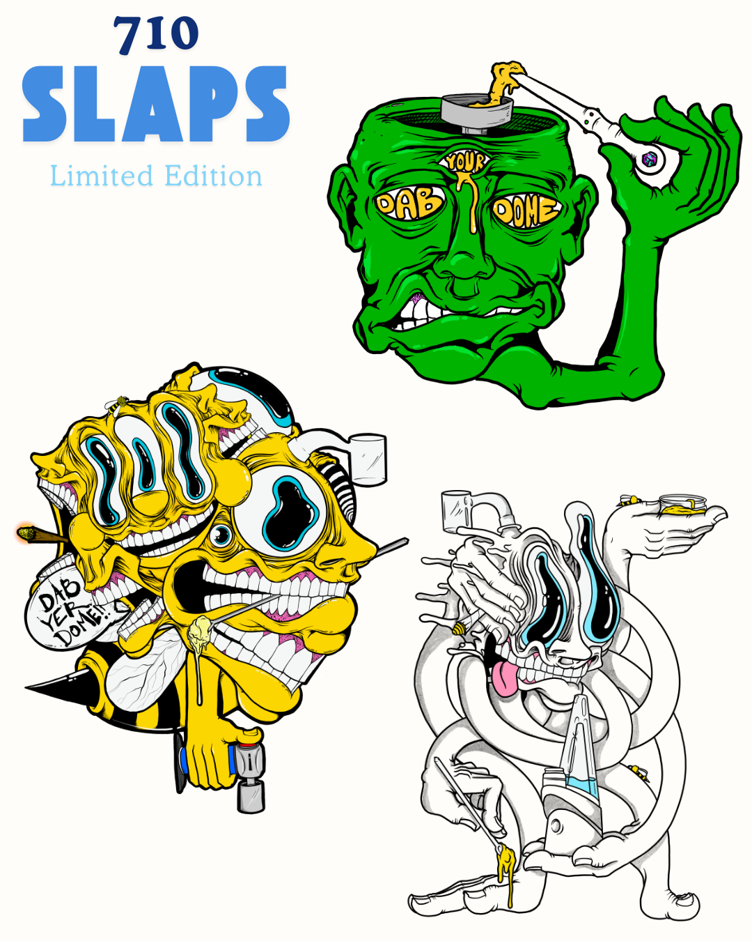 710 Slaps | Limited Edition Vinyl Stickers